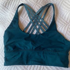 Lululemon long line sport bra size 8